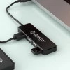 Хаб USB-A Orico FL01 4x USB-A 2.0 Black (6942227138217)