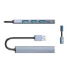 USB Hub Orico AH-A13 1x USB-A 3.0 + 3x USB-A 2.0 Gray (6942227138231)