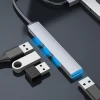 USB Hub Orico AH-A13 1x USB-A 3.0 + 3x USB-A 2.0 Gray (6942227138231)