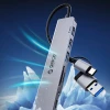Hub USB-C Orico YSB4-U2 док-станція 2xUSB-A 2.0 1xUSB-A 3.0 1xUSB-C 2.0 1xUSB-C Gray (6942227138262)