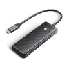 Хаб USB-C Orico PAPW4A-C3 станція докування 4xUSB-A 3.0 (6942227138309)