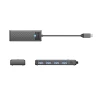 Хаб USB-C Orico PAPW4A-C3 станція докування 4xUSB-A 3.0 (6942227138309)