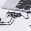 Хаб USB-C Orico PAPW4A-C3 станція докування 4xUSB-A 3.0 (6942227138309)
