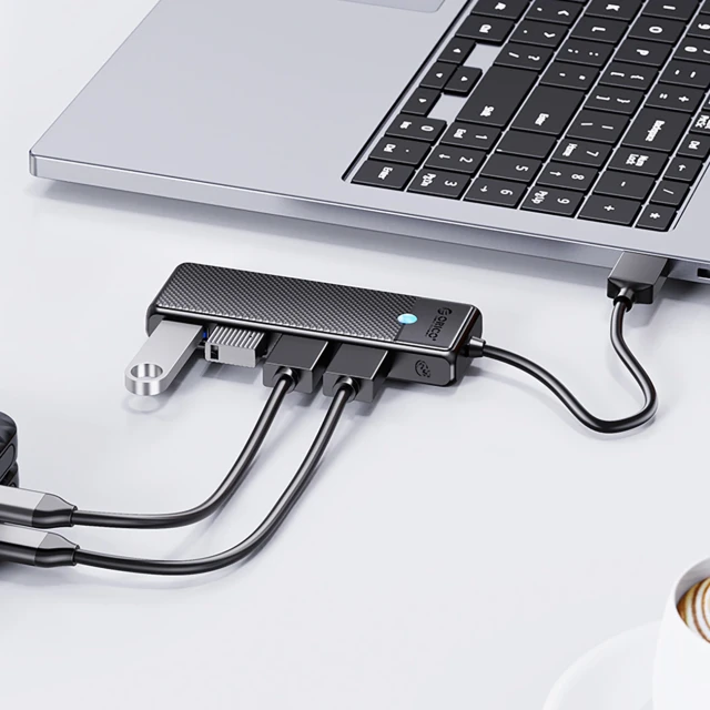 Хаб USB-C Orico PAPW4A-C3 станція докування 4xUSB-A 3.0 (6942227138309)