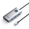Hub USB-C Orico PW11-6P док-станція 3xUSB-A 3.0 1xUSB-C 2.0 1xHDMI Gray (6942227138330)