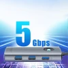 Hub USB-C Orico PW11-6P док-станція 3xUSB-A 3.0 1xUSB-C 2.0 1xHDMI Gray (6942227138330)