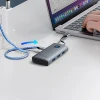 Hub USB-C Orico PW11-6P док-станція 3xUSB-A 3.0 1xUSB-C 2.0 1xHDMI Gray (6942227138330)