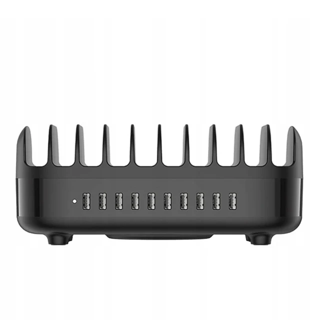 Станція зарядки Orico DUK-10P-V1 10x USB-A Black (6942227138514)