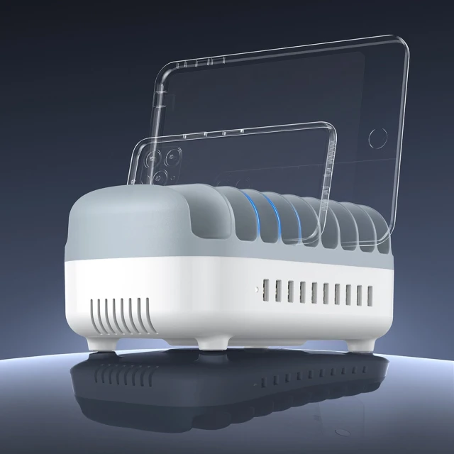 Розумна станція заряджання Orico DUK-10P-V1 10x USB-A White (6942227138521)
