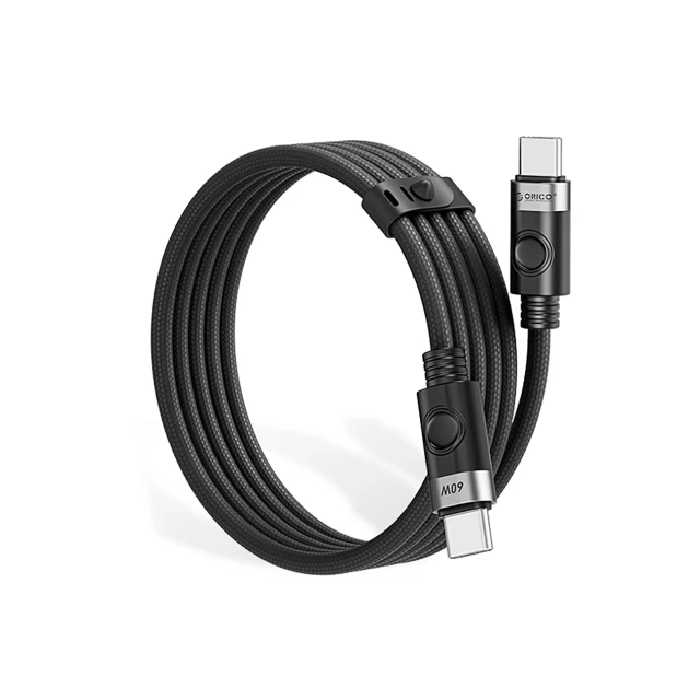 Кабель Orico CDX 60W 3A Power Delivery USB-C - USB-C 1м Black (6942227138538)