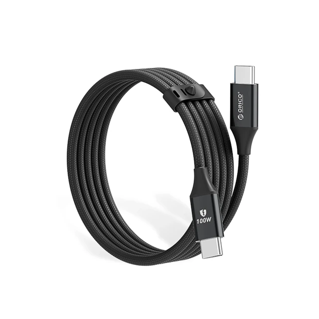 Кабель Orico CDX USB-C - USB-C 1м 100W 5A Black