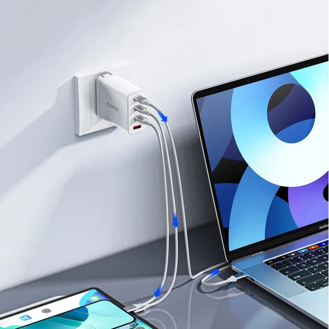 Кабель Orico CDX USB-C to USB-C 100W 5A 1m White (6942227138569)