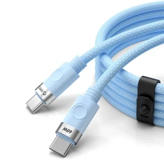 Кабель Orico CDX USB-C - USB-C 60W 3A 1м Blue (6942227138576)
