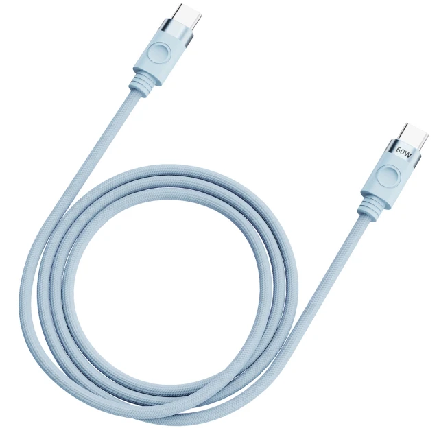 Кабель Orico CDX USB-C - USB-C 60W 3A 1м Blue (6942227138576)