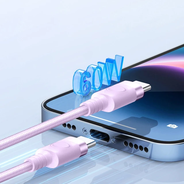 Кабель Orico CDX USB-C to USB-C 60W 3A 1m Black