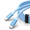 Кабель Orico CDX USB-C - USB-C 100W 5A 1м Blue (6942227138590)