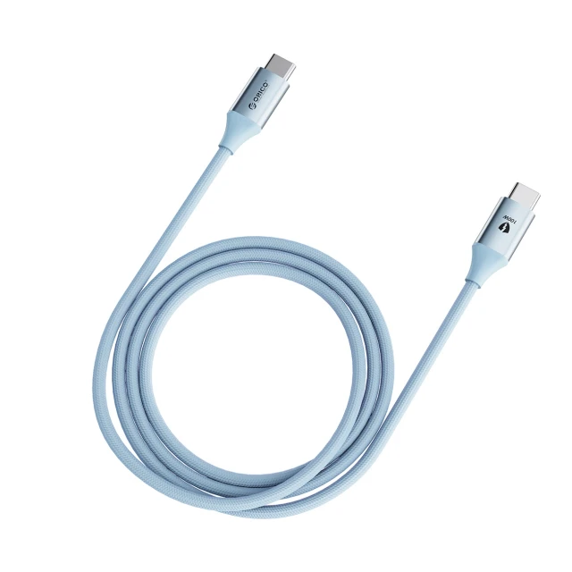 Кабель Orico CDX USB-C - USB-C 100W 5A 1м Blue (6942227138590)