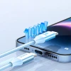 Кабель Orico CDX USB-C - USB-C 100W 5A 1м Blue (6942227138590)