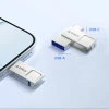 Флешка Orico U301 32GB USB-A USB-C USB 3.2 Gen 1 Silver (6942227170163)