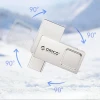 Флешка Orico U301 128GB USB-A USB-C USB 3.2 Gen 1 Silver (6942227170187)
