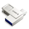 Флешка Orico U301 256GB USB-A USB-C USB 3.2 Gen 1 Silver (6942227170194)