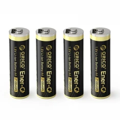 Батарея літієва Orico Ener-G EG5C 1,5V 2100mWh акумулятор AA USB-C з кабелем для зарядки 4шт (6942227172693)