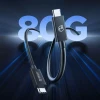 Кабель Orico USB4 Thunderbolt 5 Compatible 80Gbps 240W USB-C to USB-C 2m Black (6942227173232)