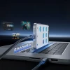 Кабель Orico USB4 Thunderbolt 5 Compatible 80Gbps 240W USB-C to USB-C 2m Black (6942227173232)