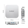 Станція док Orico MiniLink 9в1 з кишенею M.2 SSD (6942227173256)