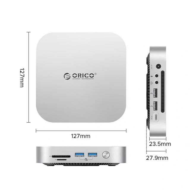 Станція док Orico MiniLink 9в1 з кишенею M.2 SSD (6942227173256)