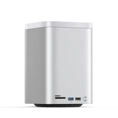 Станція докування Orico MiniTower для жорстких дисків 56TB Silver (6942227173263)