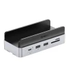 Докстанція Orico MiniDock 10в1 з кишенею для SSD Silver (6942227173270)