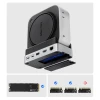 Докстанція Orico MiniDock 10в1 з кишенею для SSD Silver (6942227173270)