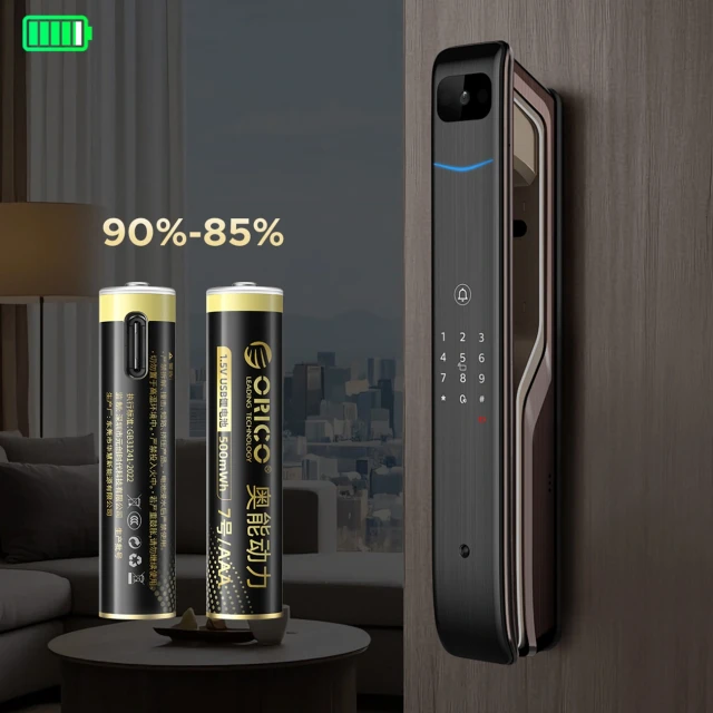 Акумулятор Orico Ener-G EG7C 1,5 V 500mWh AAA USB-C 4 шт. (6942227174482)