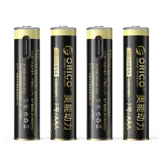 Батарея літієва Orico Ener-G EG7C 1,5V 500mWh AAA USB-C 4шт (6942227174505)
