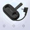Розетка електрична Orico AP3 20W GaN 2x AC + 2x USB-A + 1x USB-C Black (6942227174512)