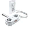 Блок живлення Orico AP3 20W GaN 5в1 2xAC + 2xUSB-A + 1xUSB-C White