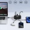 Смарт-розетка Orico AP3 65W GaN 6в1 2xAC+2xUSB-A+2xUSB-C Black (6942227174550)