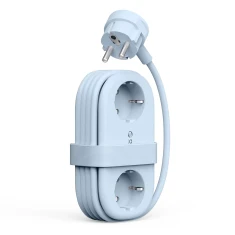 Розетка живлення Orico AP3 65W GaN 6в1 2x AC 2x USB-A 2x USB-C Blue (6942227174574)