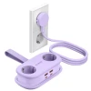 Мережева розетка Orico AP3 65W GaN 6в1 2xAC+2xUSB-A+2xUSB-C Purple (6942227174581)