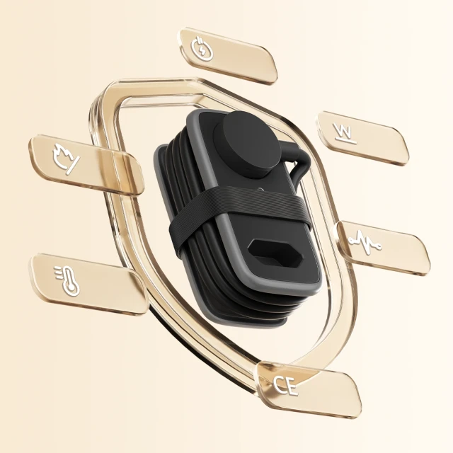 Розетка Orico APP 15.5W 5в1 2x AC + 2x USB-A + 1x USB-C Black (6942227174598)