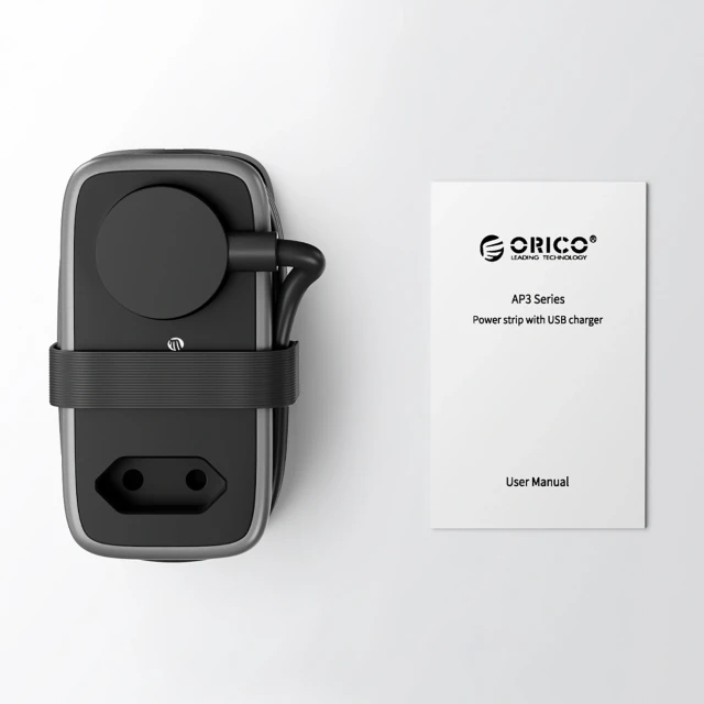 Розетка Orico APP 15.5W 5в1 2x AC + 2x USB-A + 1x USB-C Black (6942227174598)