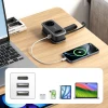 Розетка Orico APP 15.5W 5в1 2x AC + 2x USB-A + 1x USB-C Black (6942227174598)