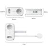 Розетка Orico APP 15.5W 5в1 2x AC + 2x USB-A + 1x USB-C White (6942227174604)