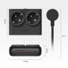 Розетка електрична Orico PDC25 25W 2x AC + 2x USB-A + 2x USB-C Black (6942227174611)