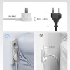 Розетка мережевої фільтр Orico PDC25 25W 6в1 2x AC 2x USB-A 2x USB-C White (6942227174628)