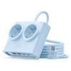 Сетевая розетка Orico PDC25 25W 6в1 2x AC 2x USB-A 2x USB-C Blue (6942227174635)