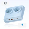 Сетевая розетка Orico PDC25 25W 6в1 2x AC 2x USB-A 2x USB-C Blue (6942227174635)