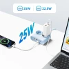 Сетевая розетка Orico PDC25 25W 6в1 2x AC 2x USB-A 2x USB-C Blue (6942227174635)