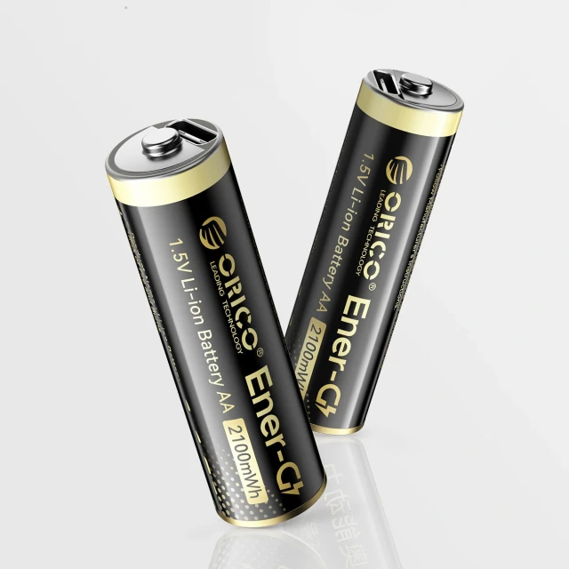 Батарея Orico Ener-G EG5C AA 1.5V 2100mWh USB-C 2 шт. (6942227174659)